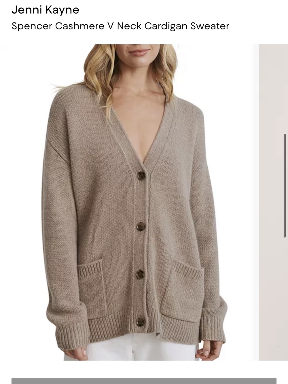 Jenni Kayne Cashmere Spencer Cardigan